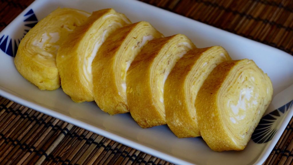 Tamagoyaki rolled omelette