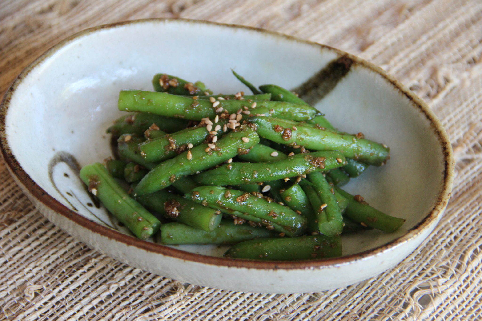 Green Beans with Sesame Sauce