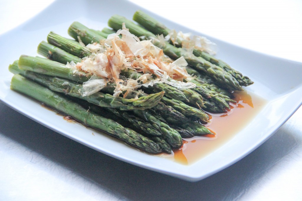 Roasted Asparagus Ohitashi Recipe