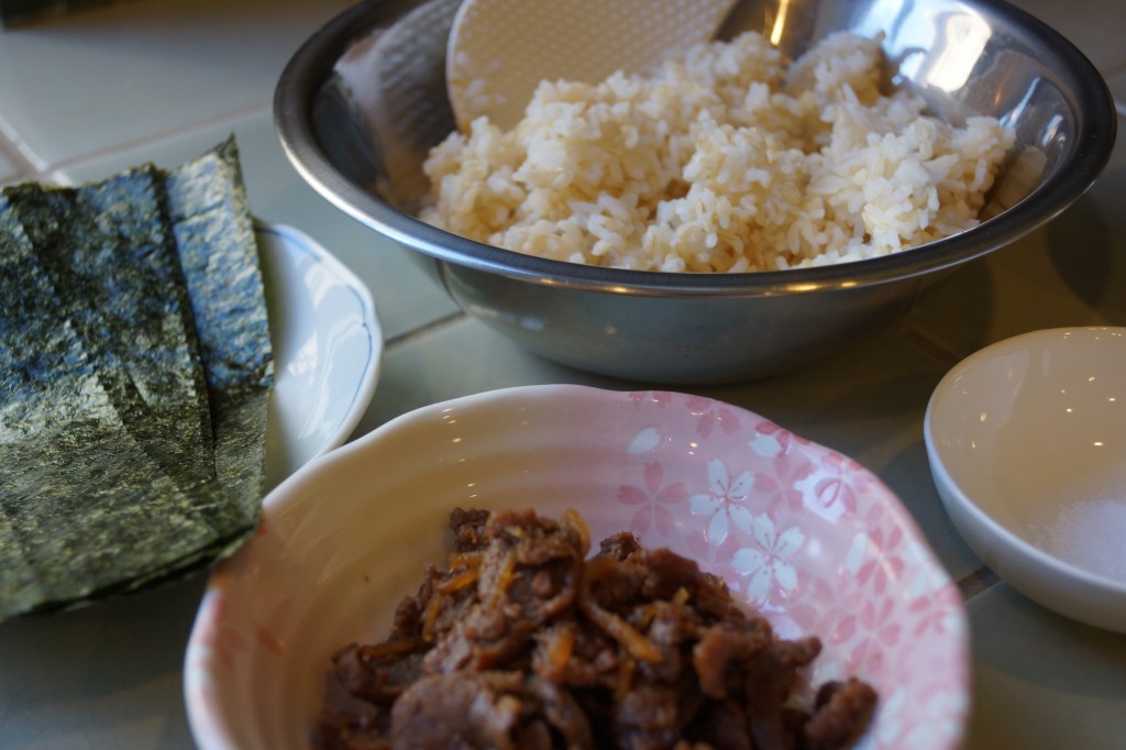 Onigiri with Beef Shigureni