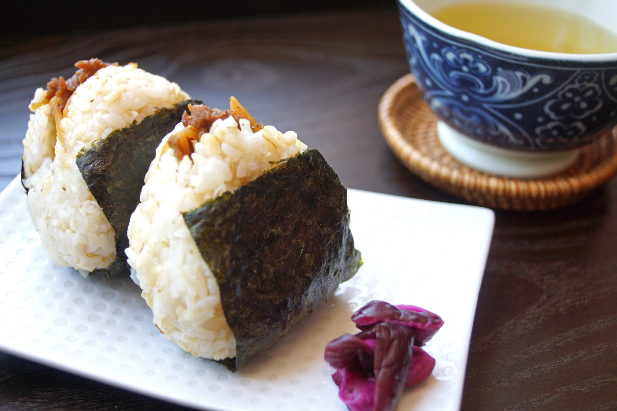 Onigiri with Beef Shigureni