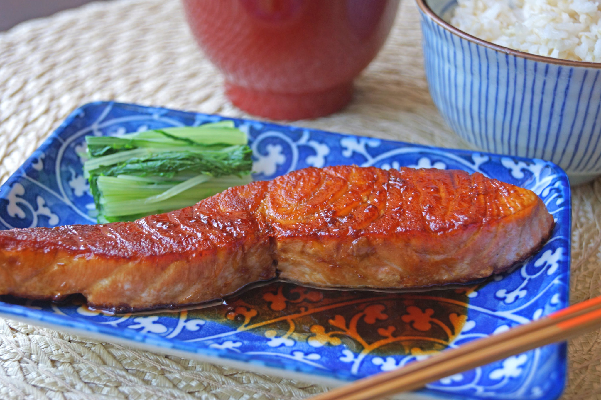 salmon teriyaki