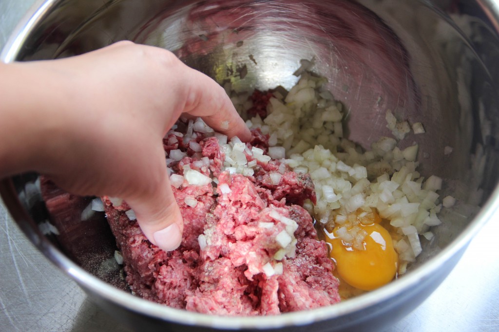 Hamburger Steak with Daikon Oroshi