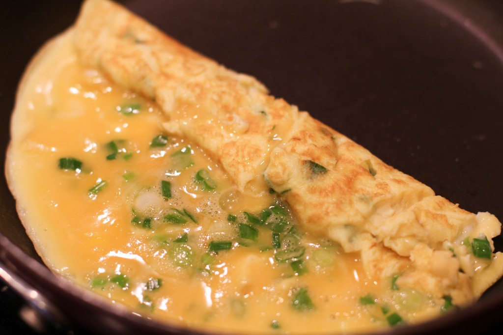 Tamagoyaki with Green Onions Recipe