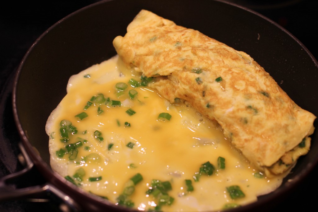 Tamagoyaki with Green Onions Recipe