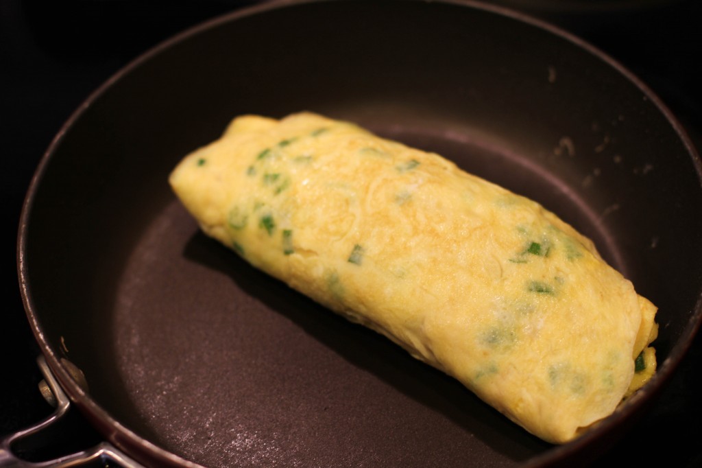 Tamagoyaki with Green Onions Recipe