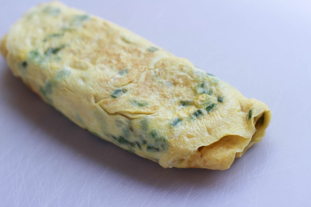 Tamagoyaki with Green Onions Recipe