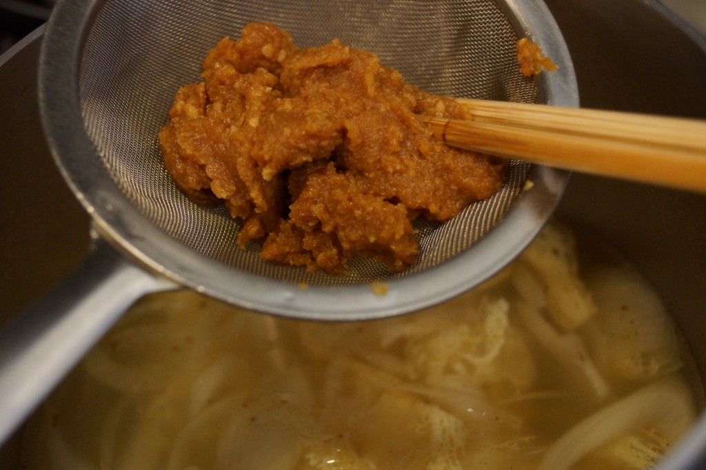 Miso Soup with Aburaage and Onion