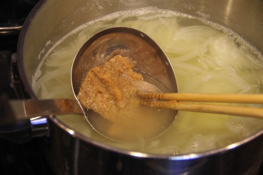 Miso Soup with Onion and Potato Recipe