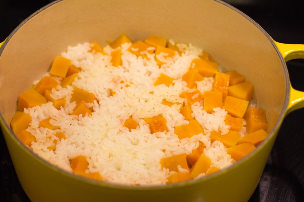 Kabocha Gohan (kabocha squash rice)