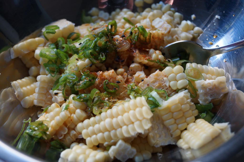 Corn Salad with Ponzu Sauce