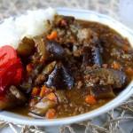 Eggplant and Ground Beef Curry