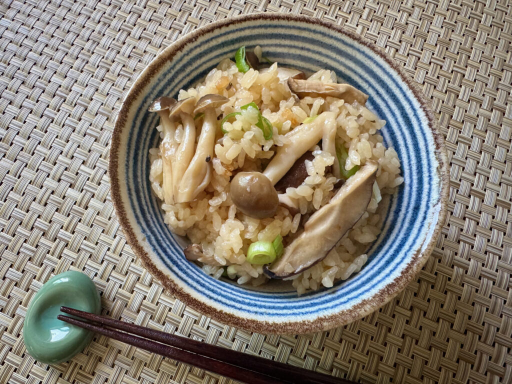 Kinoko Gohan (Japanese mushroom rice)