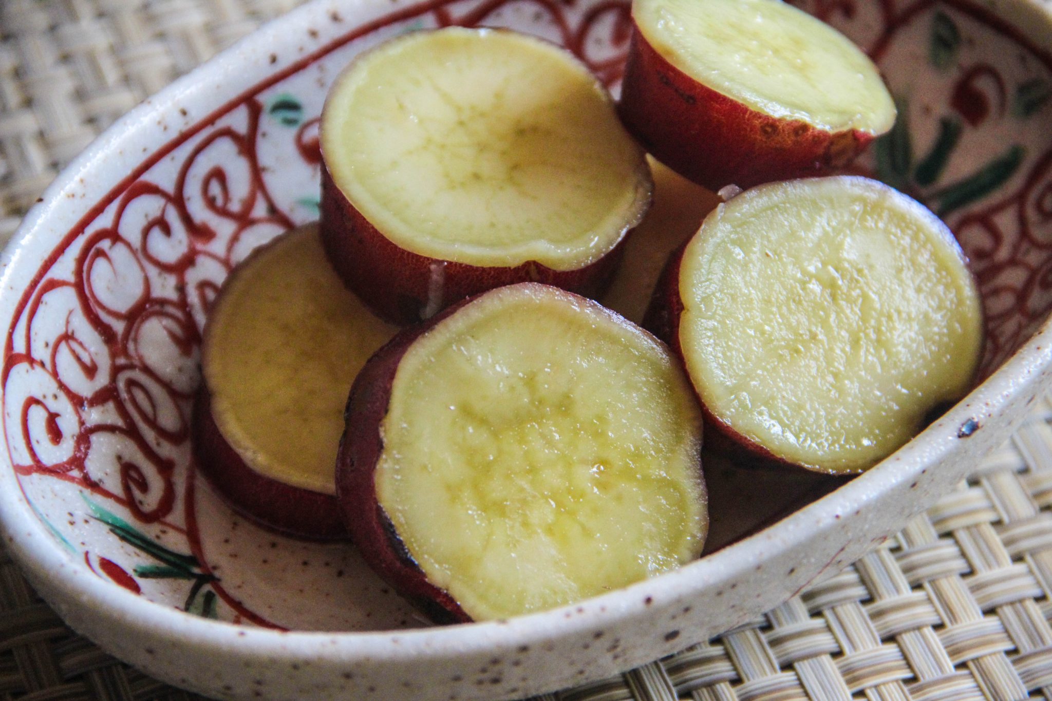 Simmered Japanese sweet potato