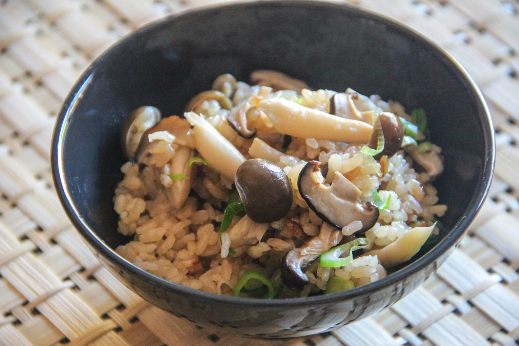 Kinoko Gohan (Japanese Mushroom Rice) Recipe
