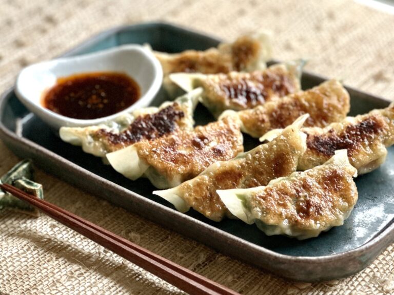 shrimp gyoza