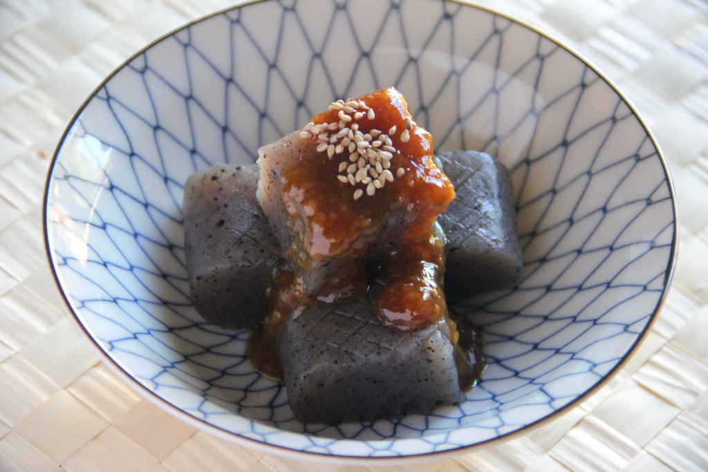 Miso Dengaku with Konnyaku