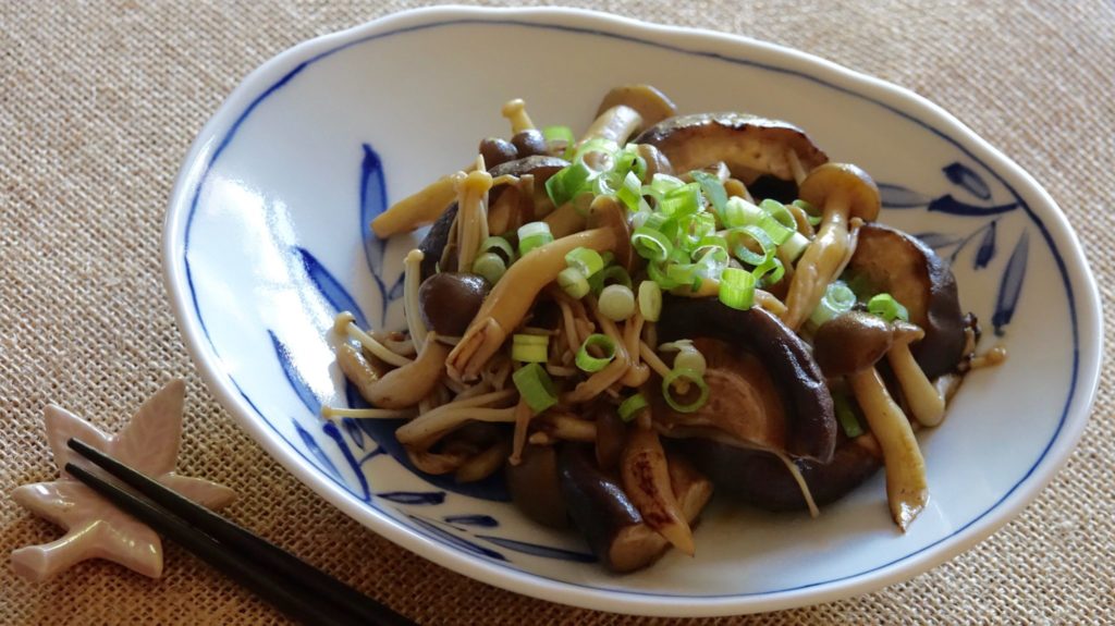Sauteed Mushrooms with Soy Butter Sauce