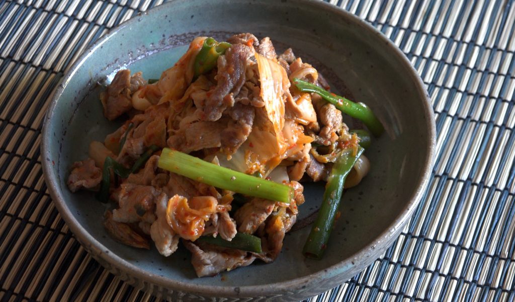 Pork and Kimchi Stir-fry