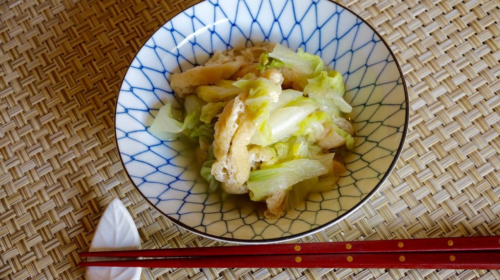 Napa Cabbage Nibitashi