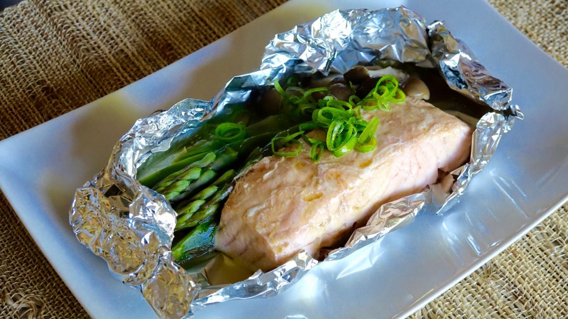 Grilled Salmon in Foil