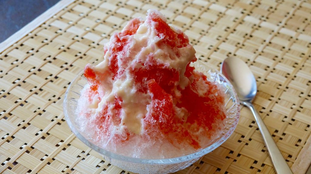 Strawberry and Milk Kakigori