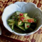 cucumber with plum sauce