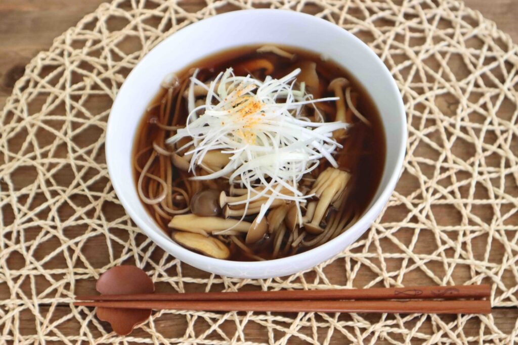 Mushroom Ankake Soba