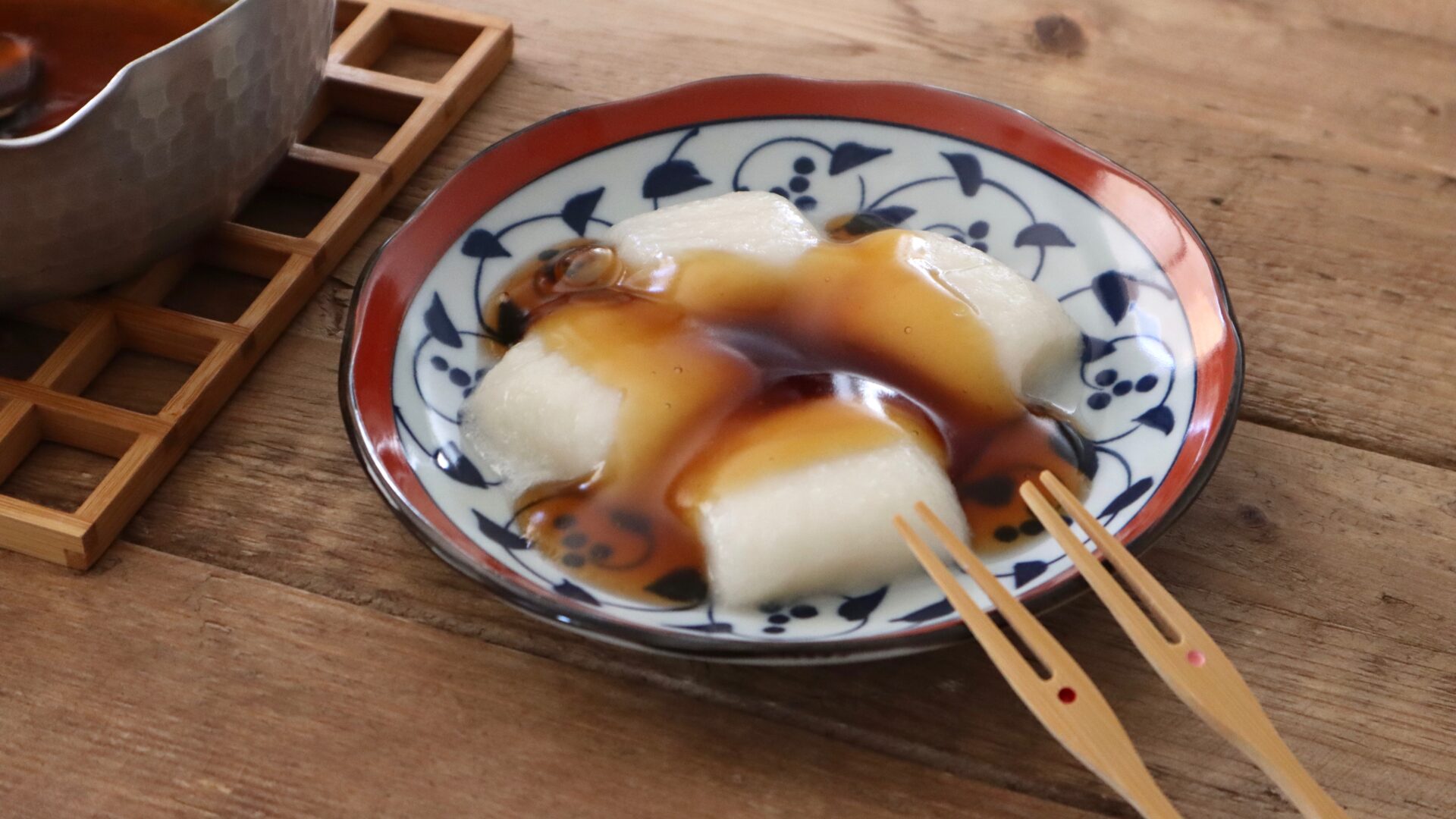 DIY Kit Mitarashi Dango Mochi Rice Cake Free Shipping Soy Sauce