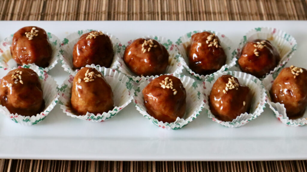 Nikudango Amazuan (Sweet and Sour Meatball)