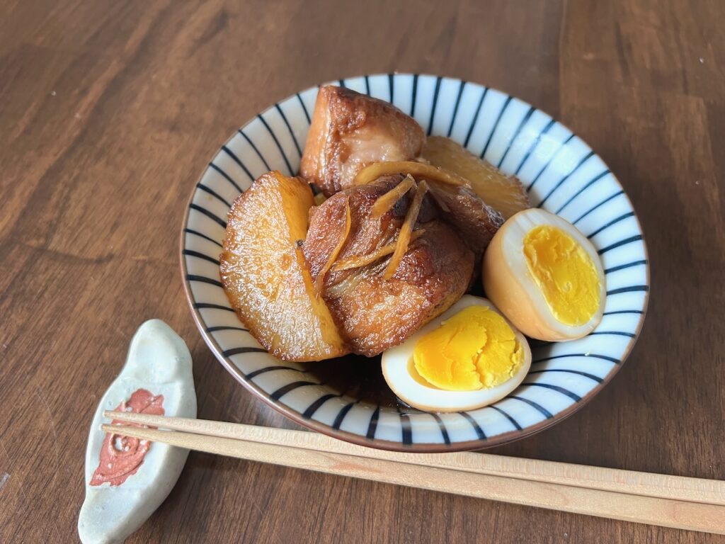 Pork Belly Kakuni with Daikon