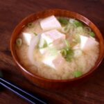 Miso Soup with Tofu and Onion