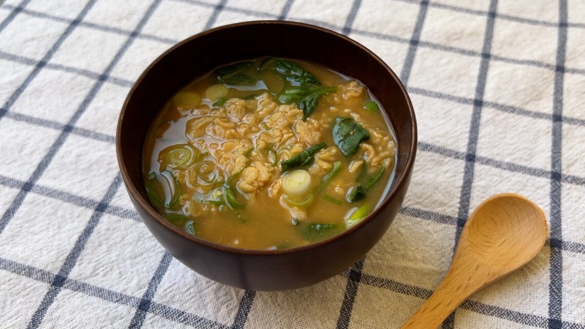 Miso Soup with Oatmeal