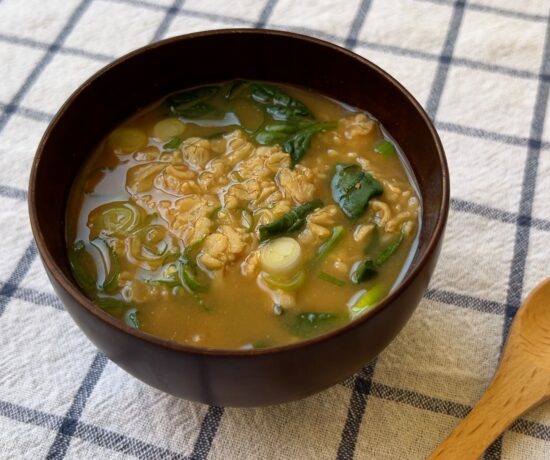 Miso Soup with Oatmeal