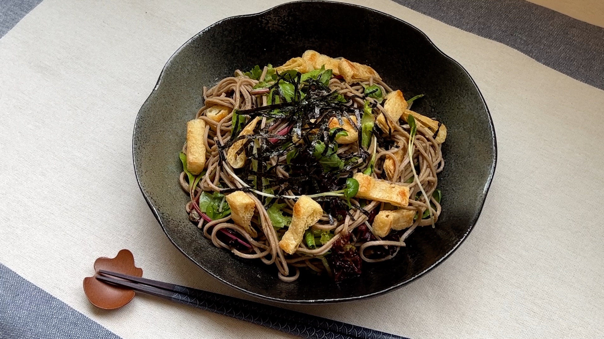 Soba Soup With Shrimp and Greens Recipe