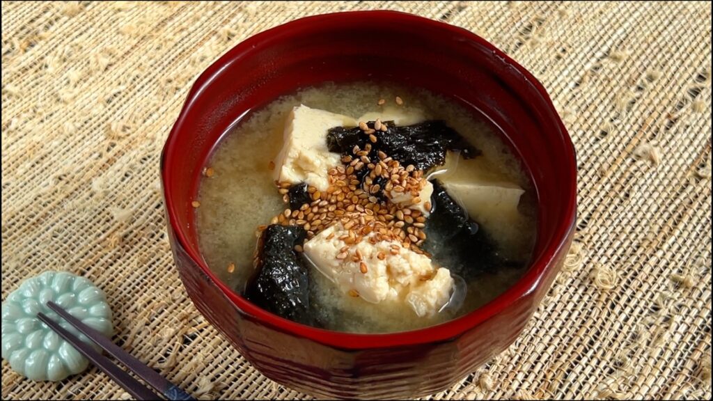 Miso Soup with Broken Tofu
