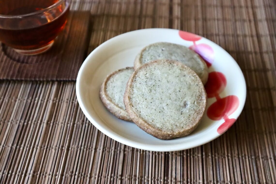 Hojicha Shortbread Cookies