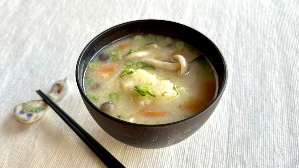 Miso Soup with Potato Dumplings