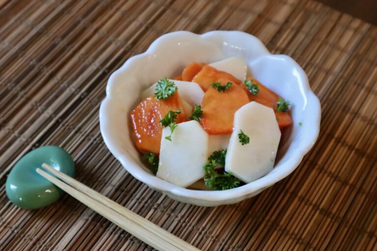Persimmon and Radish Salad