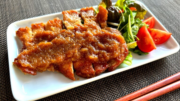 Pork Chop with Onion Soy Sauce