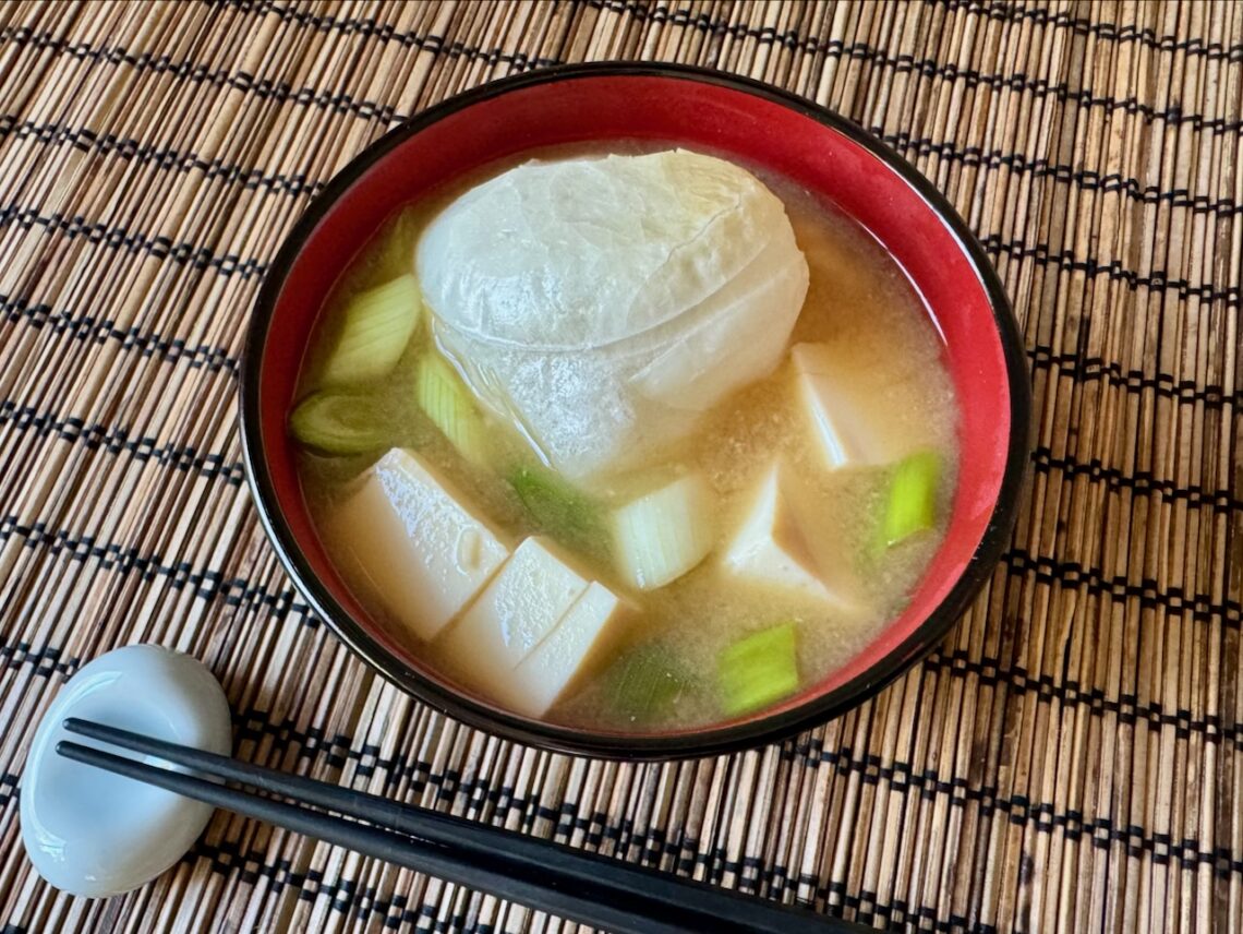 Miso Soup with Mochi