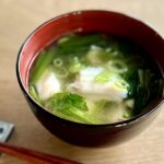 Miso Soup with Cod and Spinach