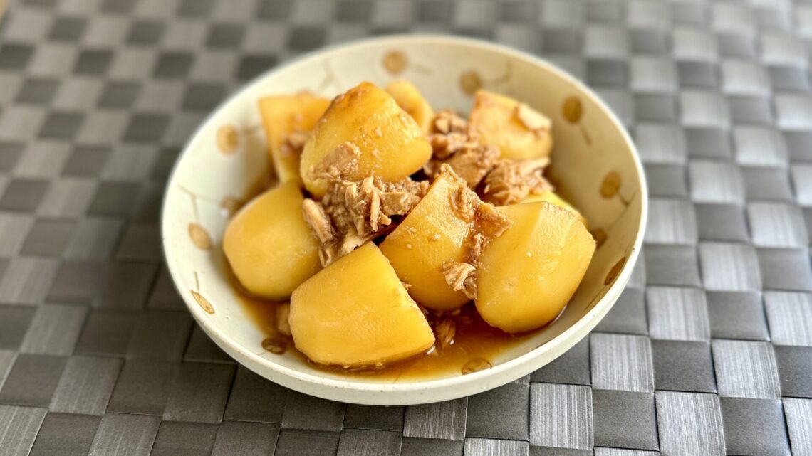 Simmered Potatoes and Tuna