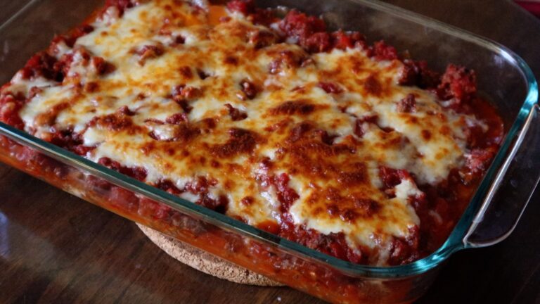 Tofu Meat Sauce Gratin